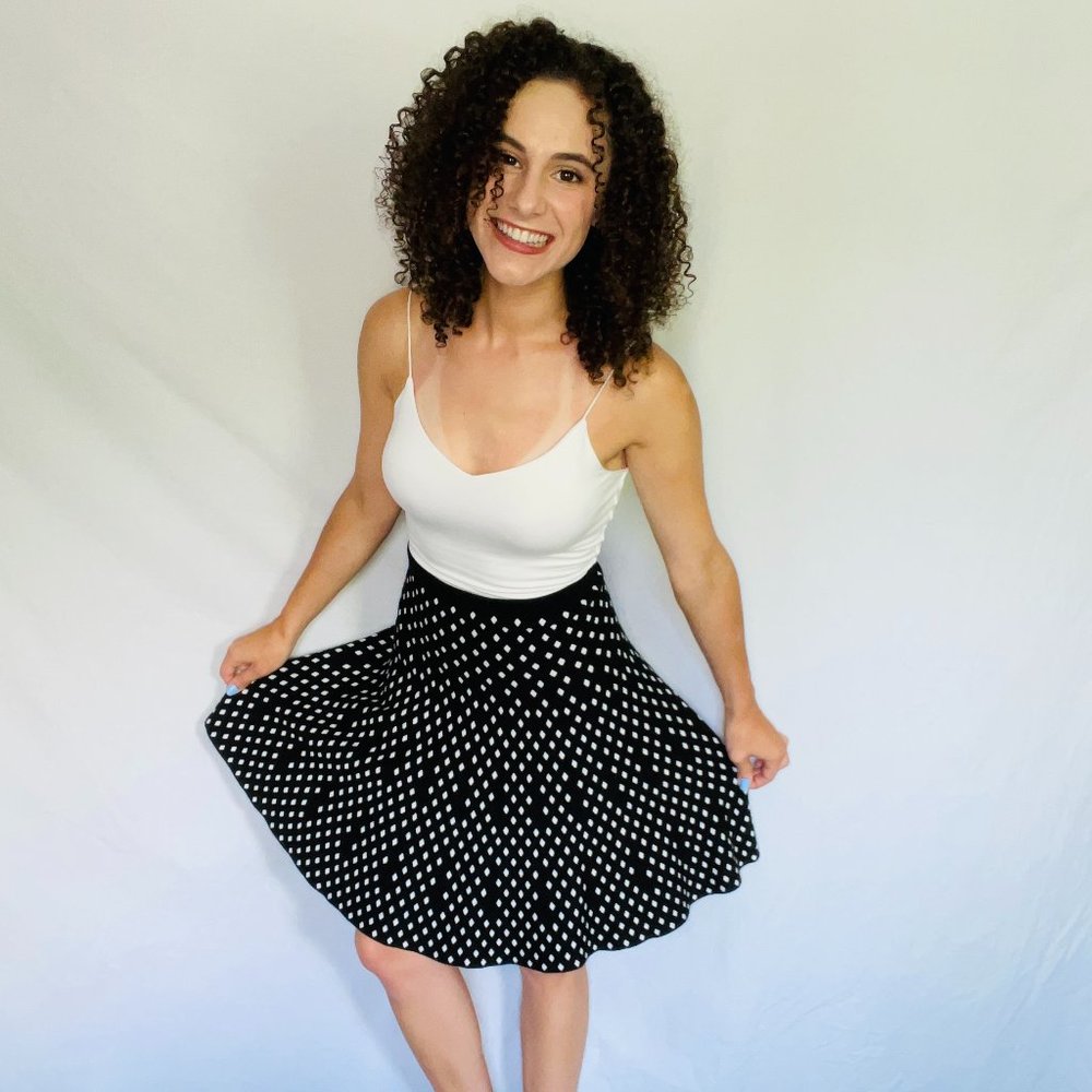Diamond Dotted Skirt